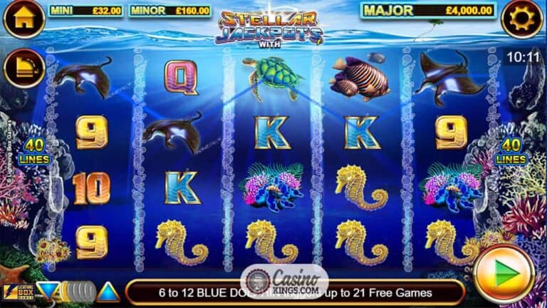 Dolphin Gold with Stellar Jackpots Slot Machine