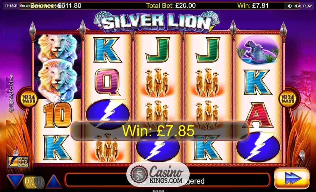 Silver Lion Slot Gameplay
