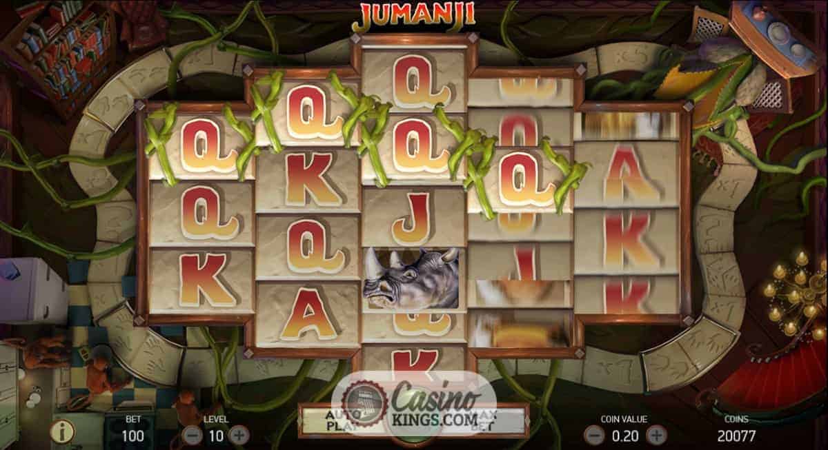 Jumanji Slot Gameplay