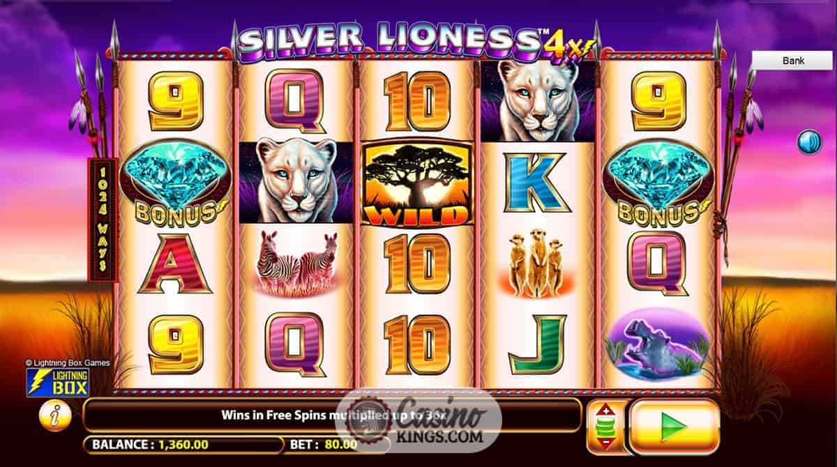 Silver Lion Slot Bonus
