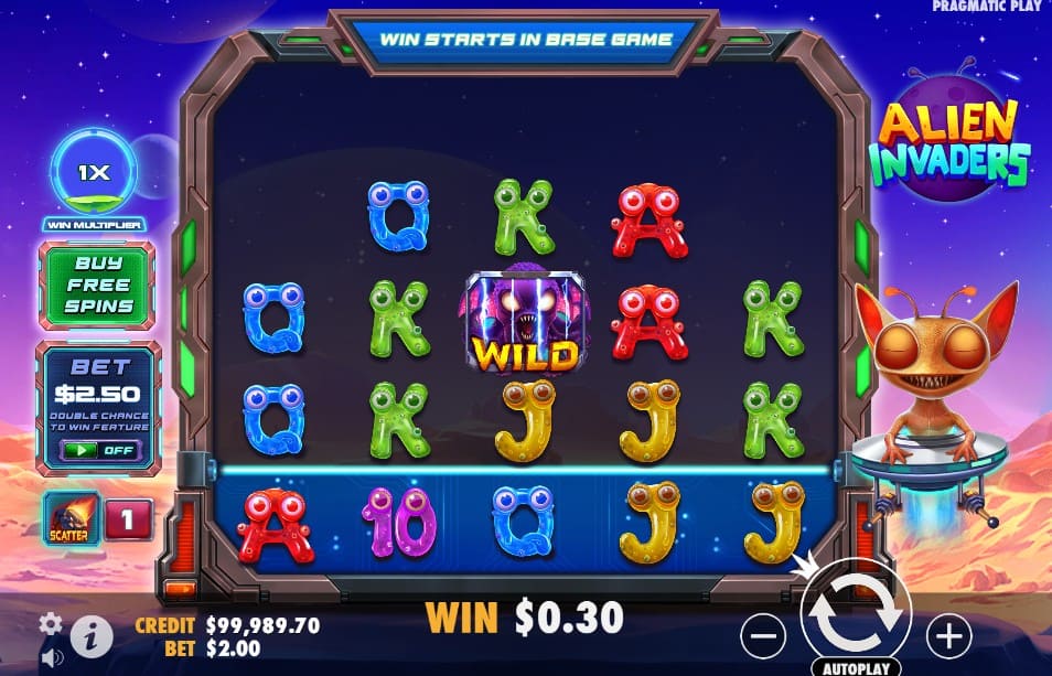 Alien Invaders Slot Review