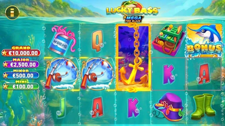 Mega Fire Blaze: Lucky Bass Slot Review