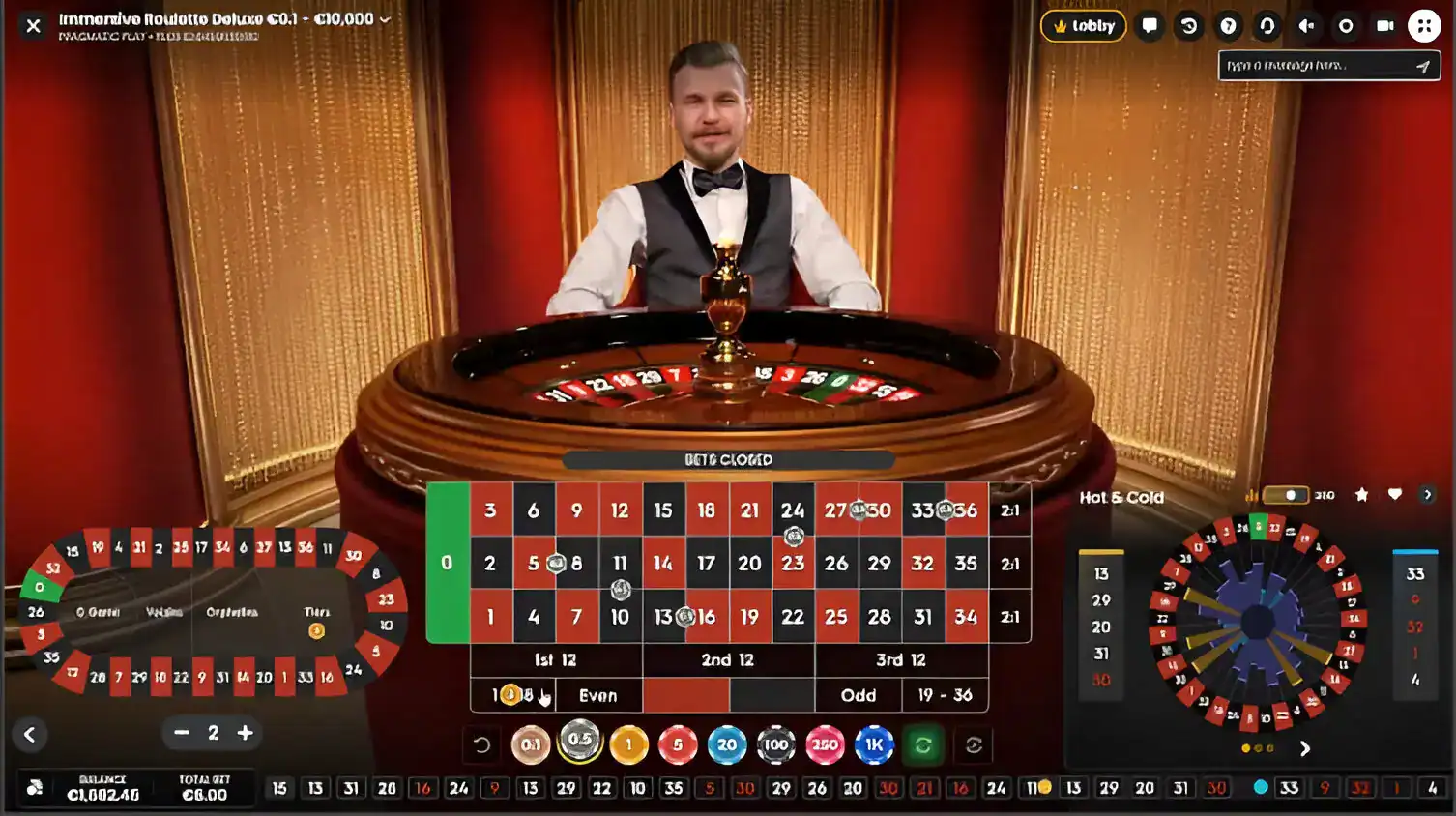 immersive roulette