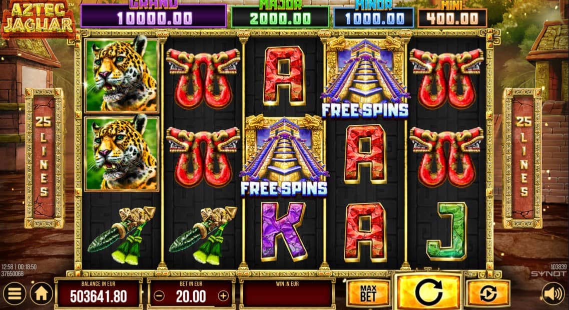 Aztec jaguar slot review