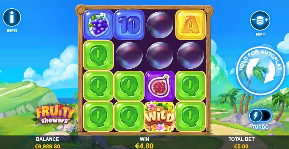 fruity showers slot