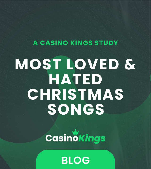 Most loved & hated Christmas songs study by Casino Kings