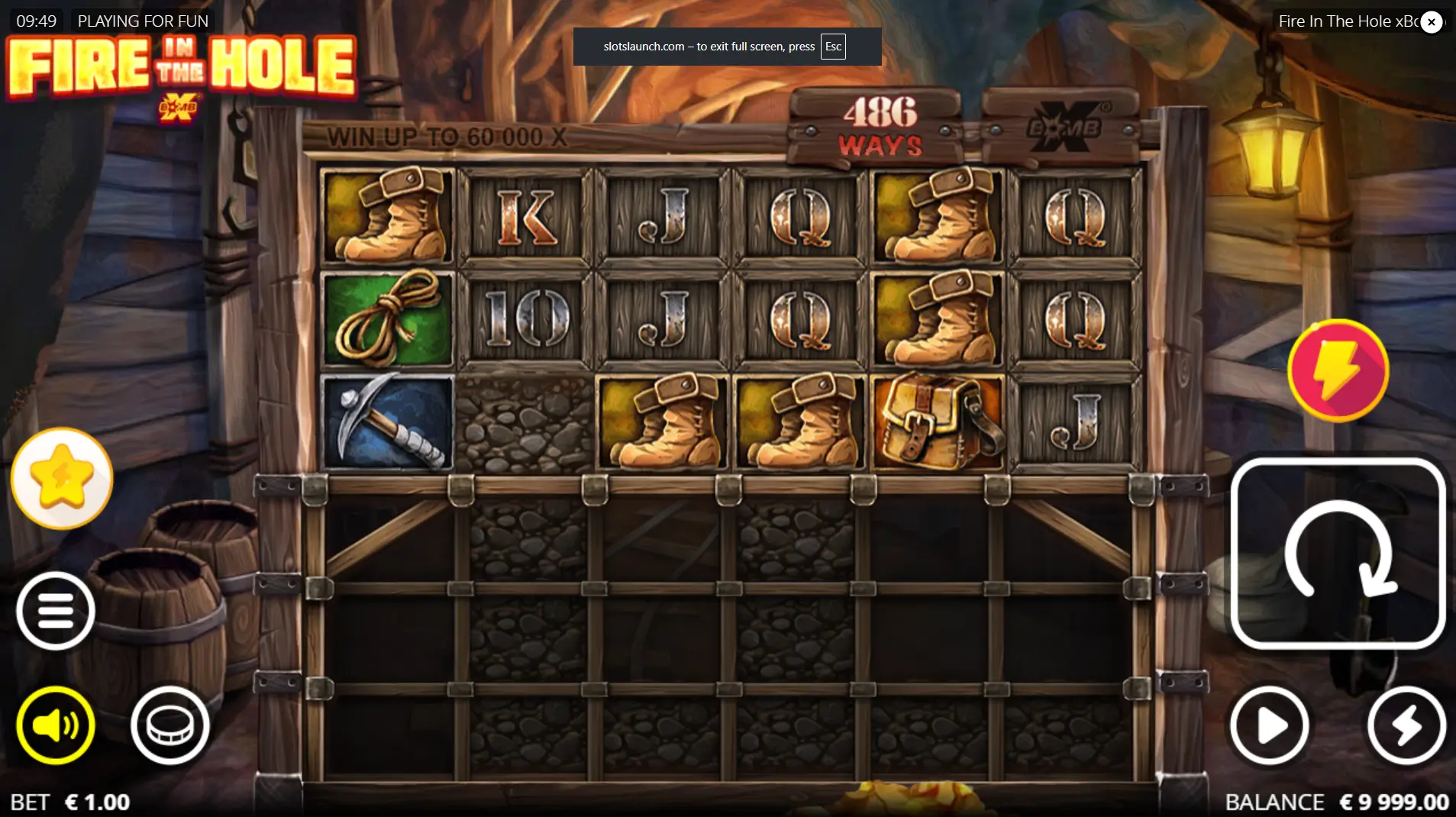 Fire In The Hole Slot