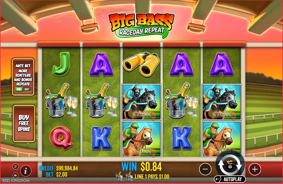 Big Bass Raceday Repeat