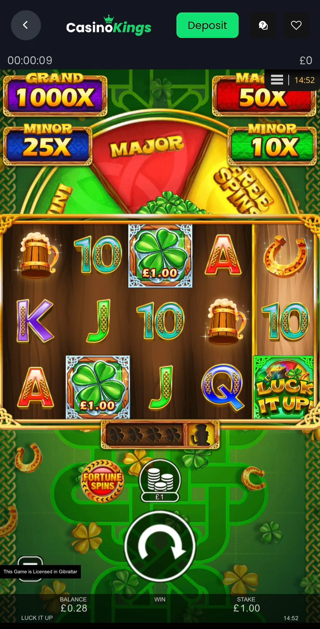 Luck It Up screenshot