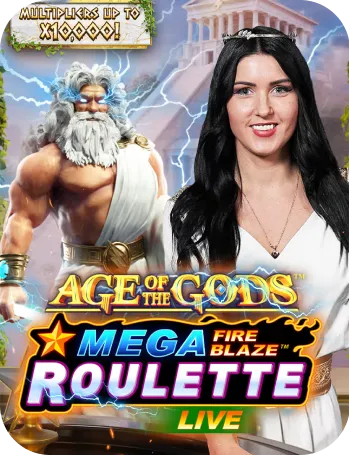 Age of the Gods Mega Fire Blaze Roulette Live