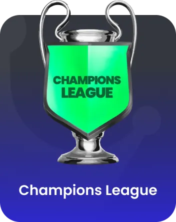 Champions Leage trophy boxed
