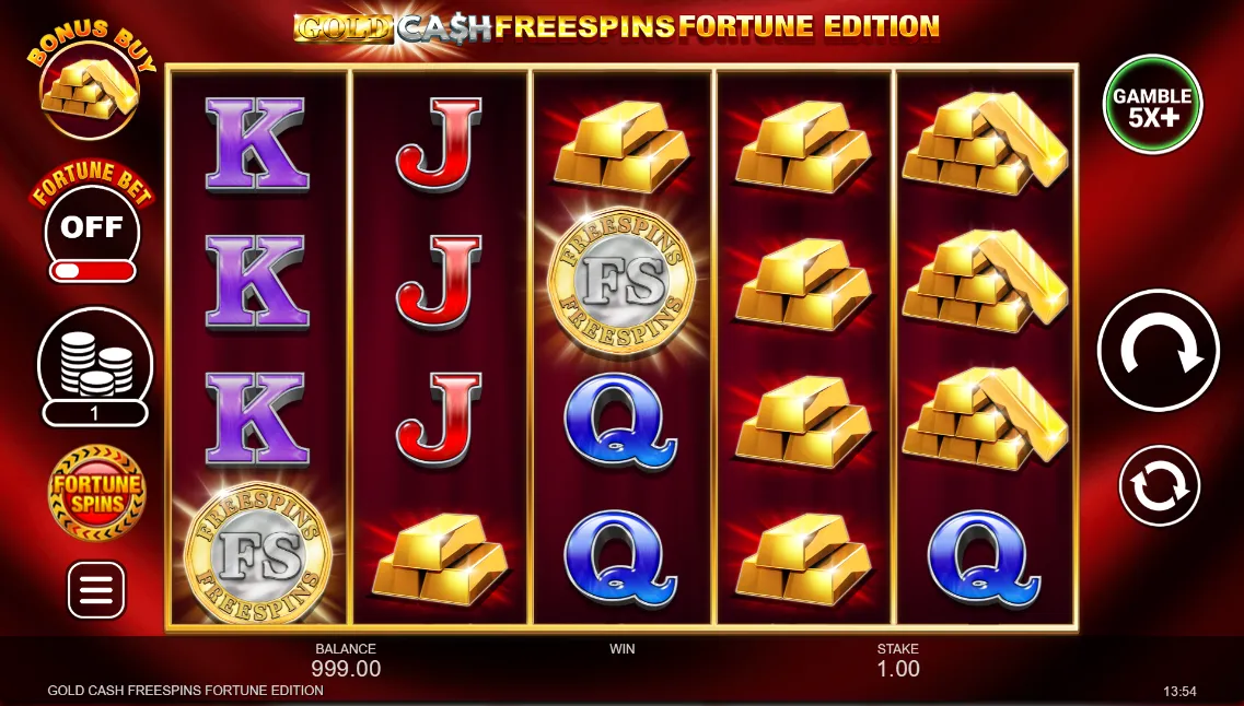 Gold Cash Freespins Fortune Edition