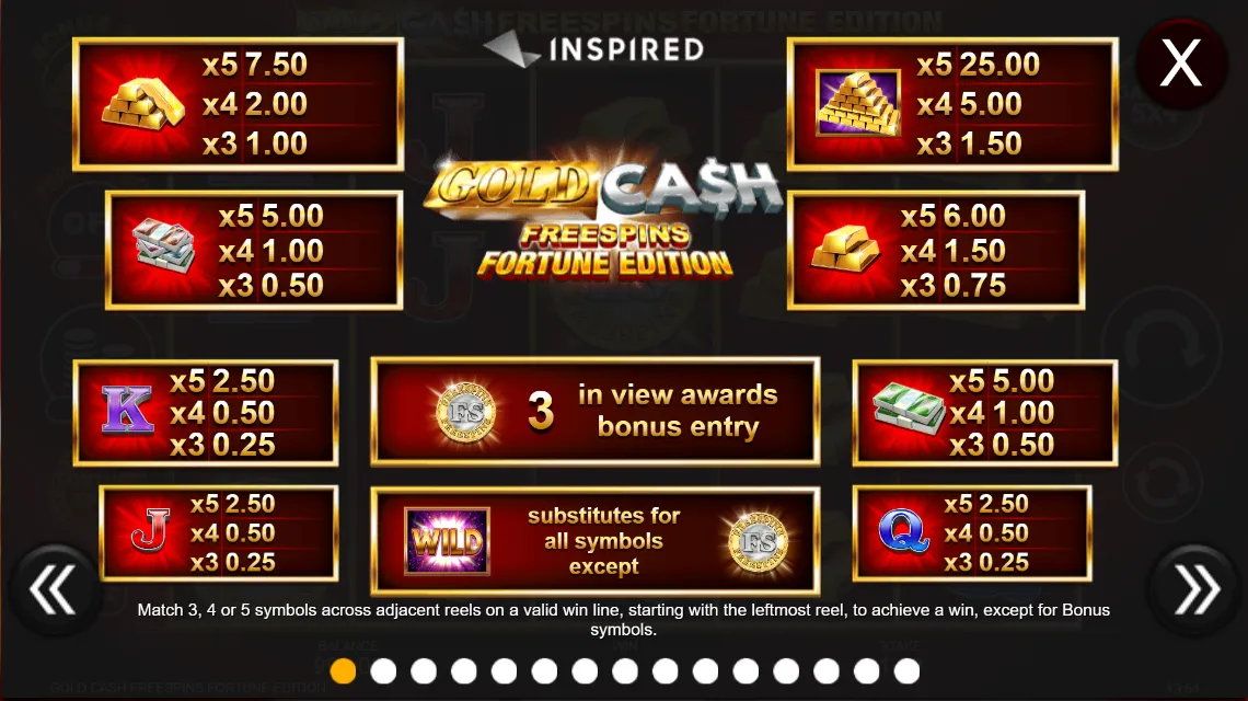 Gold Cash Freespins Fortune Edition
