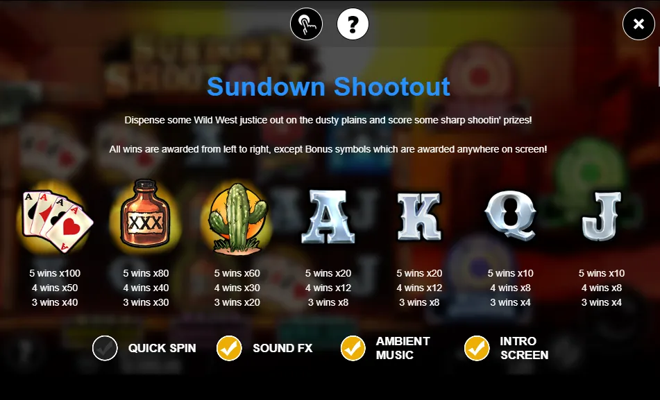 Sundown Shootout